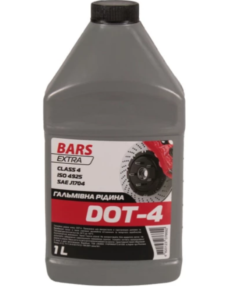 Гальмівна рідина BARS EXTRA DOT-4